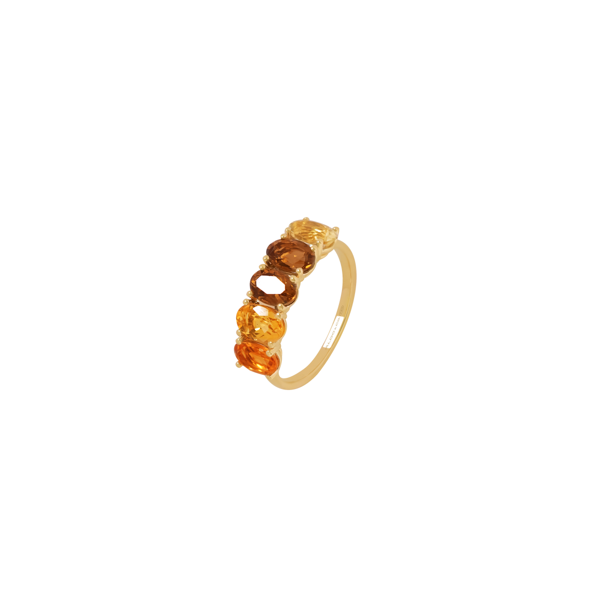 Anillo en oro amarillo de 18K cintillo