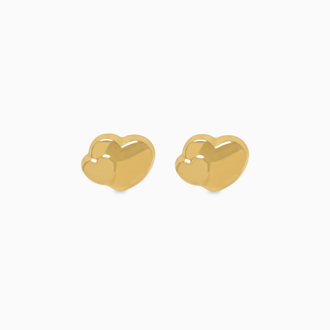 Aretes largos Unoaerre de oro amarillo 14 k