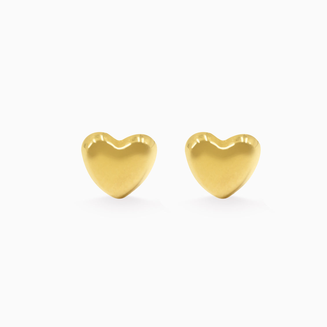 Aretes en oro amarillo de 18K corazón - Aldo & Co.